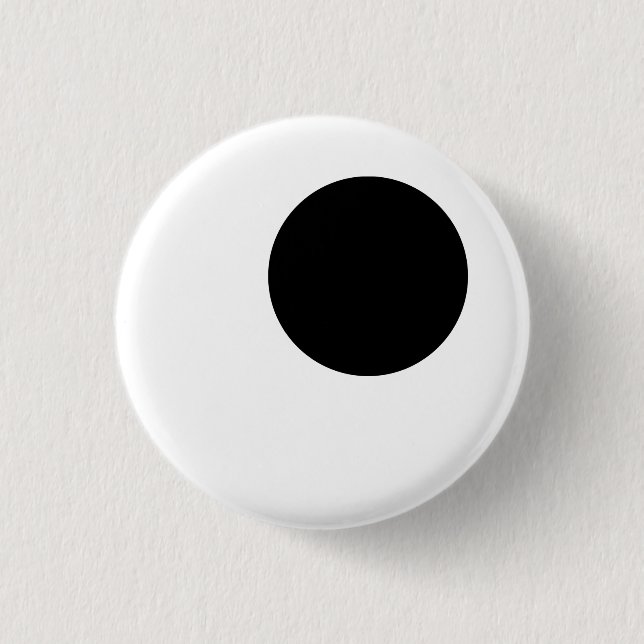 Macaron Rond 2,50 Cm Bouton Googly Eyes (Devant)