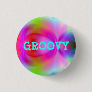 Macaron Rond 2,50 Cm Bouton Groovy
