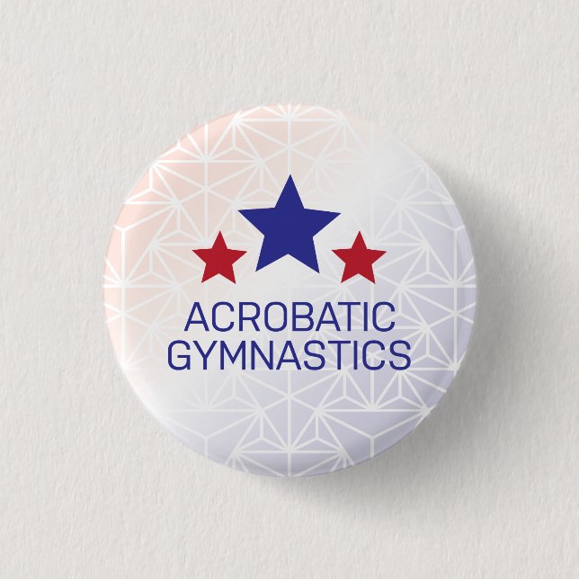 Macaron Rond 2,50 Cm Bouton gymnastique acrobatique (Devant)