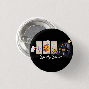 Macaron Rond 2,50 Cm Bouton Halloween de saison éffrayante