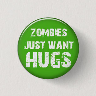 Macaron Rond 2,50 Cm Bouton Halloween Zombie