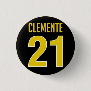 Macaron Rond 2,50 Cm Bouton honorifique de Roberto Clemente