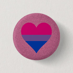 Macaron Rond 2,50 Cm Bouton indicateur Bisexualité