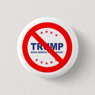Macaron Rond 2,50 Cm Bouton Jamais Trump
