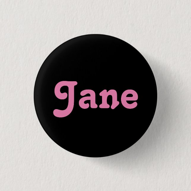 Macaron Rond 2,50 Cm Bouton Jane (Devant)