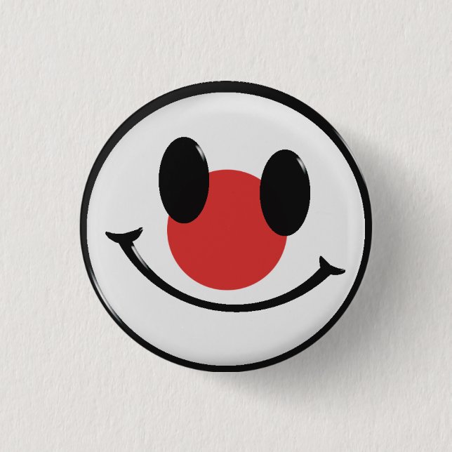 Macaron Rond 2,50 Cm Bouton Japon (Devant)