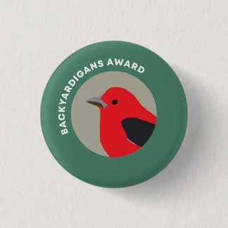 Macaron Rond 2,50 Cm Bouton jardin Bird Award