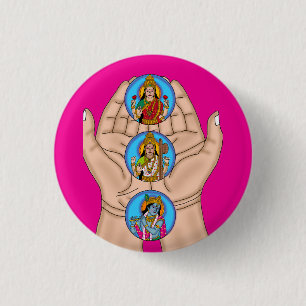 Macaron Rond 2,50 Cm Bouton Karagre Vasate Lakshmi Shloka