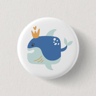 Macaron Rond 2,50 Cm Bouton King Whale