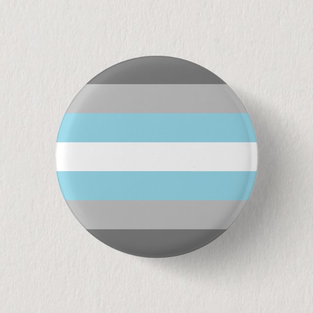 Macaron Rond 2,50 Cm Bouton LGBT Drapeau de Demiguy (Devant)