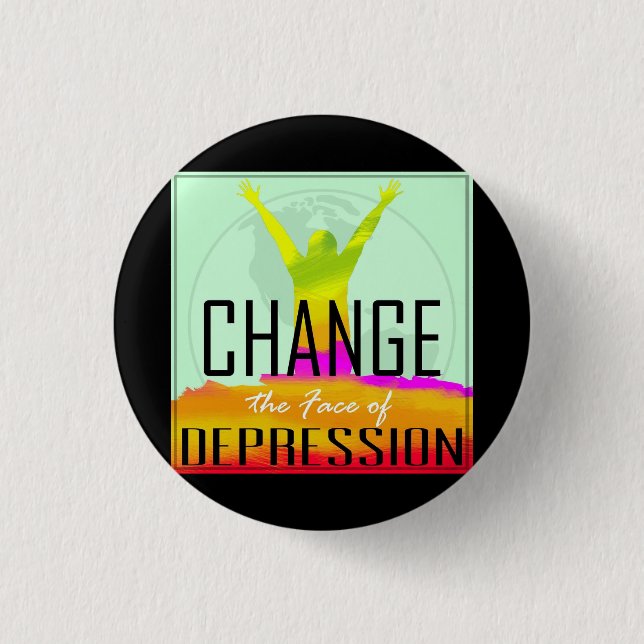 Macaron Rond 2,50 Cm Bouton LOGO DE LA DOUCEUR (Devant)