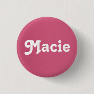Macaron Rond 2,50 Cm Bouton Macie