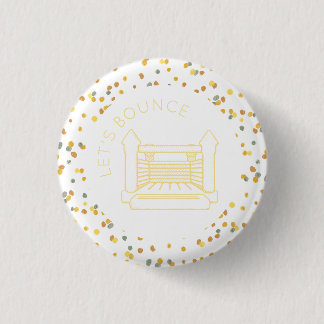 Macaron Rond 2,50 Cm Bouton Maison de rebond des points d'aquarelle Len