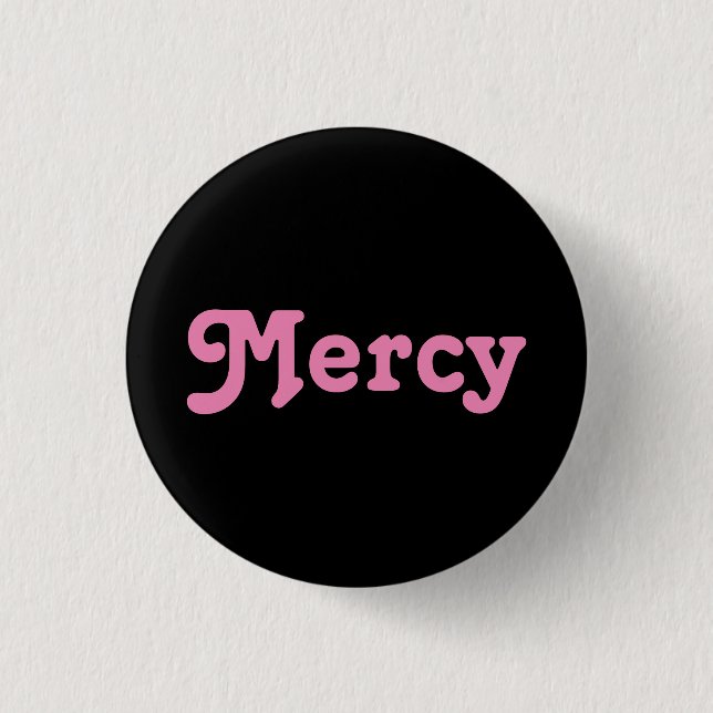 Macaron Rond 2,50 Cm Bouton Mercy (Devant)