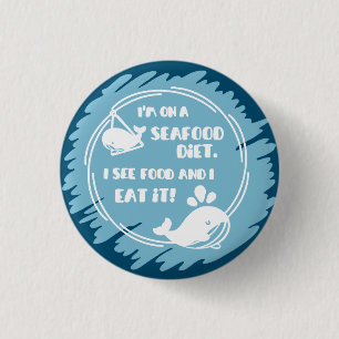 Macaron Rond 2,50 Cm Bouton Motivational Whale
