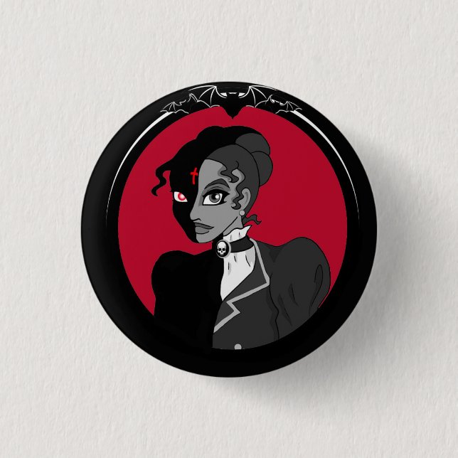 Macaron Rond 2,50 Cm Bouton Myna Harker BRW (Devant)