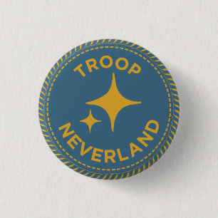 Macaron Rond 2,50 Cm Bouton Neverland de la Troop IGGPPCamp