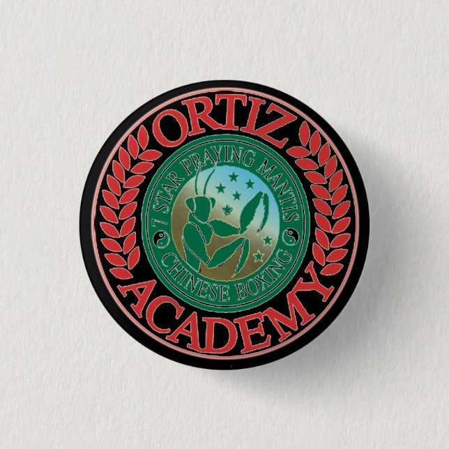 Macaron Rond 2,50 Cm Bouton noir OCBA (Devant)