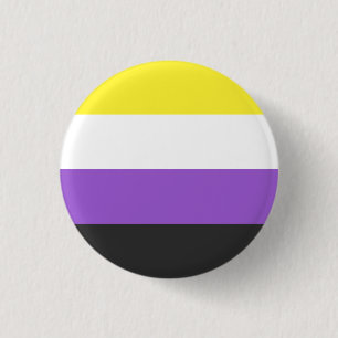 Macaron Rond 2,50 Cm Bouton non binaire