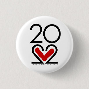 Macaron Rond 2,50 Cm Bouton Nouvel An 2022