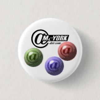 Macaron Rond 2,50 Cm Bouton officiel @McYork