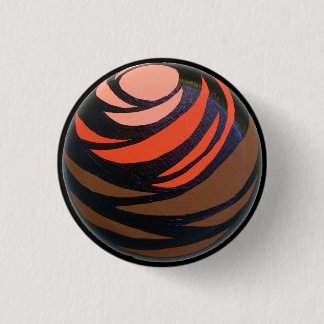 Macaron Rond 2,50 Cm Bouton orange de Chakra