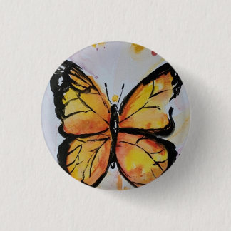 Macaron Rond 2,50 Cm Bouton papillon Monarque