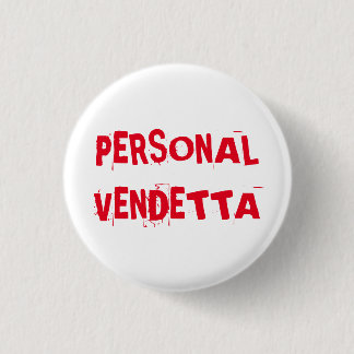 Macaron Rond 2,50 Cm Bouton personnel de vendetta