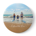 Bouton photo personnalisé avec vos photos et texte