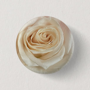 Macaron Rond 2,50 Cm Bouton photo Rose blanche