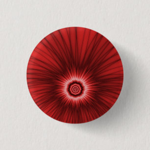 Macaron Rond 2,50 Cm Bouton Pinback Explosion rouge