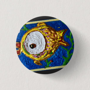 Macaron Rond 2,50 Cm Bouton Poisson
