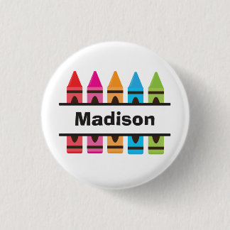 Macaron Rond 2,50 Cm Bouton Retour à l'école