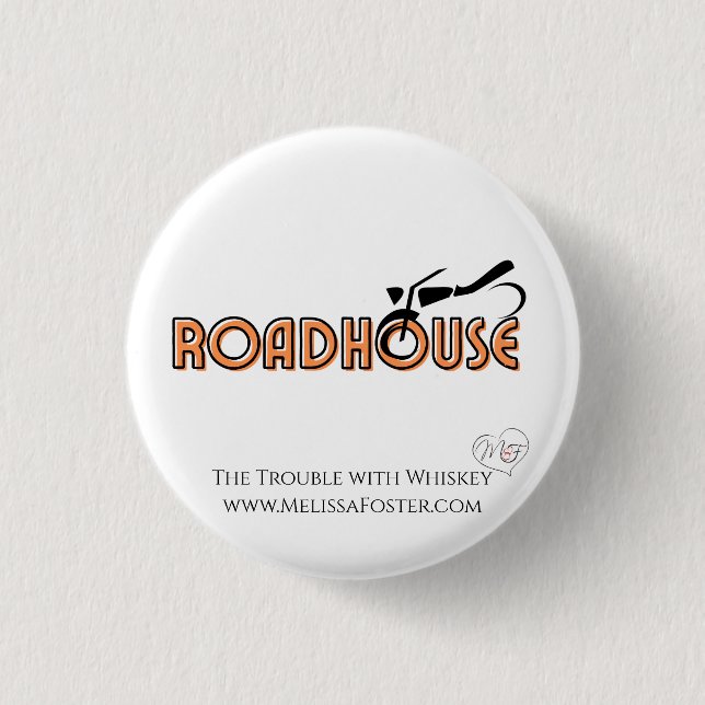 Macaron Rond 2,50 Cm Bouton Roadhouse (Devant)
