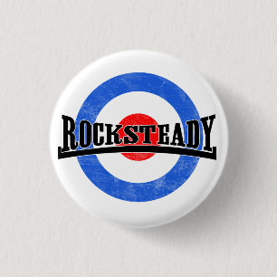 Macaron Rond 2,50 Cm Bouton Rocksteady de mod
