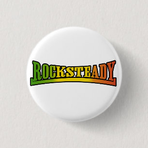 Macaron Rond 2,50 Cm Bouton Rocksteady de reggae