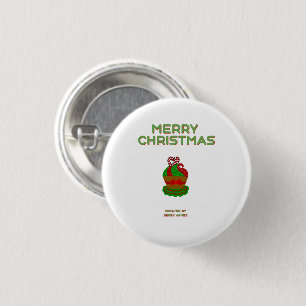 Macaron Rond 2,50 Cm Bouton rond Cupcake de Noël