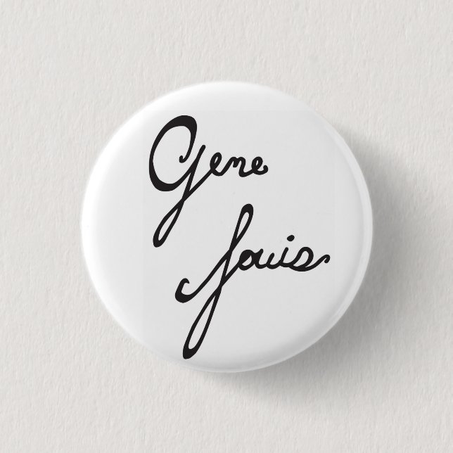 Macaron Rond 2,50 Cm Bouton rond - customisé (Devant)