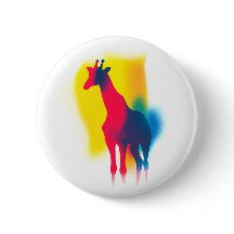 Bouton rond de peinture à peinture à Spray coloré