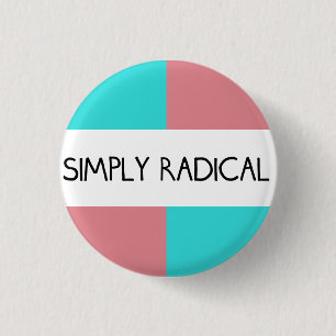 Macaron Rond 2,50 Cm Bouton rond simplement radical