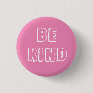 Macaron Rond 2,50 Cm Bouton Rose Be Kind