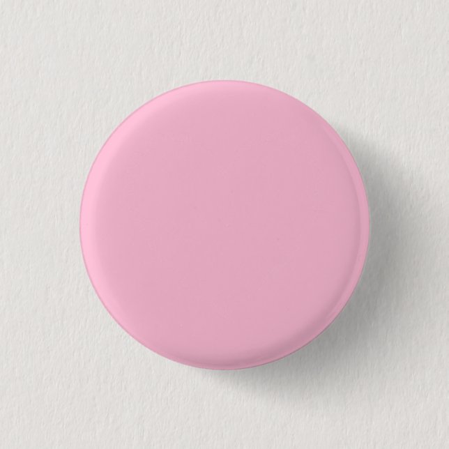 Macaron Rond 2,50 Cm Bouton rose personnalisable (Devant)