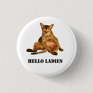 Macaron Rond 2,50 Cm Bouton sale de pinback de chat