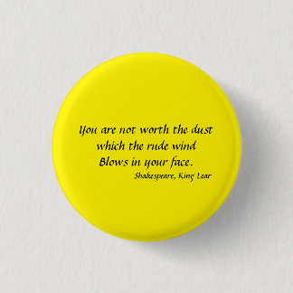 Macaron Rond 2,50 Cm Bouton - Shakespeare, "King Lear"