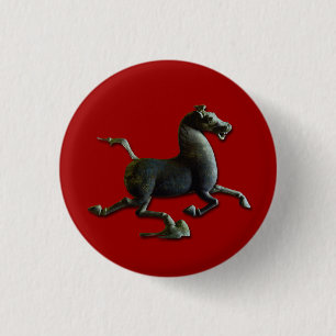 Macaron Rond 2,50 Cm Bouton Signe Zodiac de l'astrologie chinoise de l'