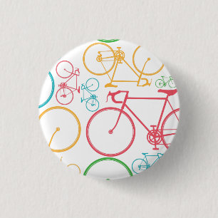 Macaron Rond 2,50 Cm Bouton sportif de cycle