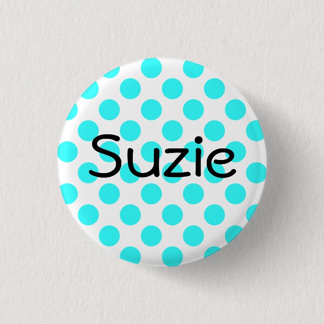 Macaron Rond 2,50 Cm Bouton Suzie (Devant)