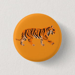 Macaron Rond 2,50 Cm Bouton Tiger