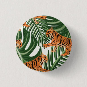 Macaron Rond 2,50 Cm Bouton Tiger