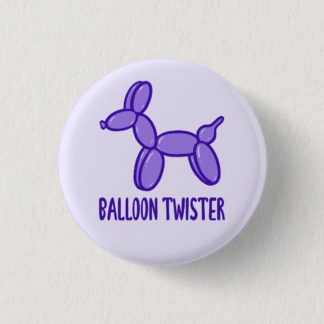 Macaron Rond 2,50 Cm Bouton torsadé (violet) (Devant)